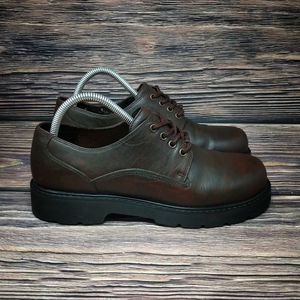 Timberland SHORT Brown Leather Work Farm Boots 8.5